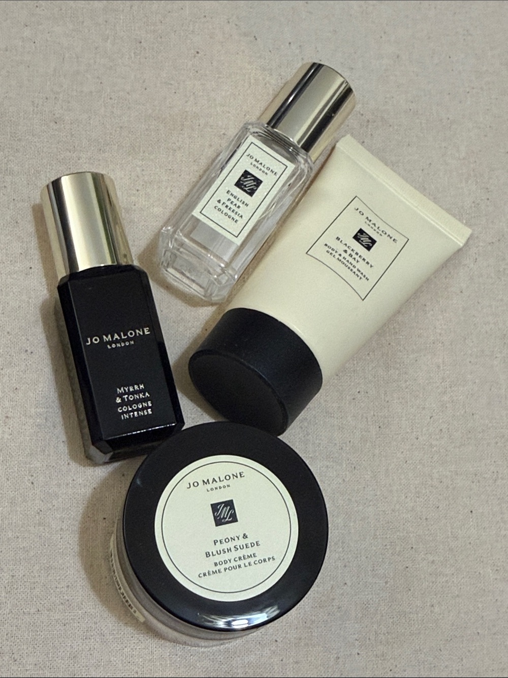 Jo Malone set of four